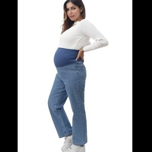 Chic Blue Maternity Flare‎ Jeans